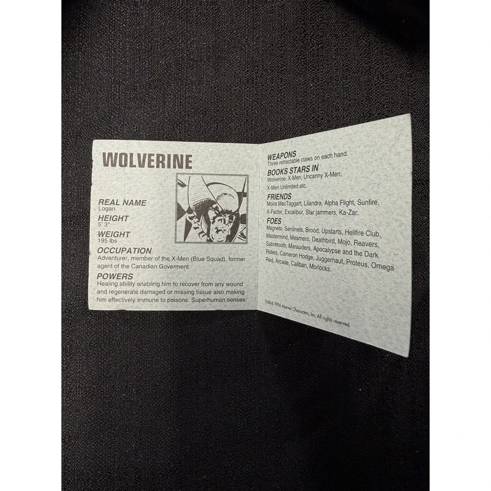Vtg JAP Inc Marvel Wolverine 925. S. Ring 471/500 Tatsunori Nanzaka W/Box Papers